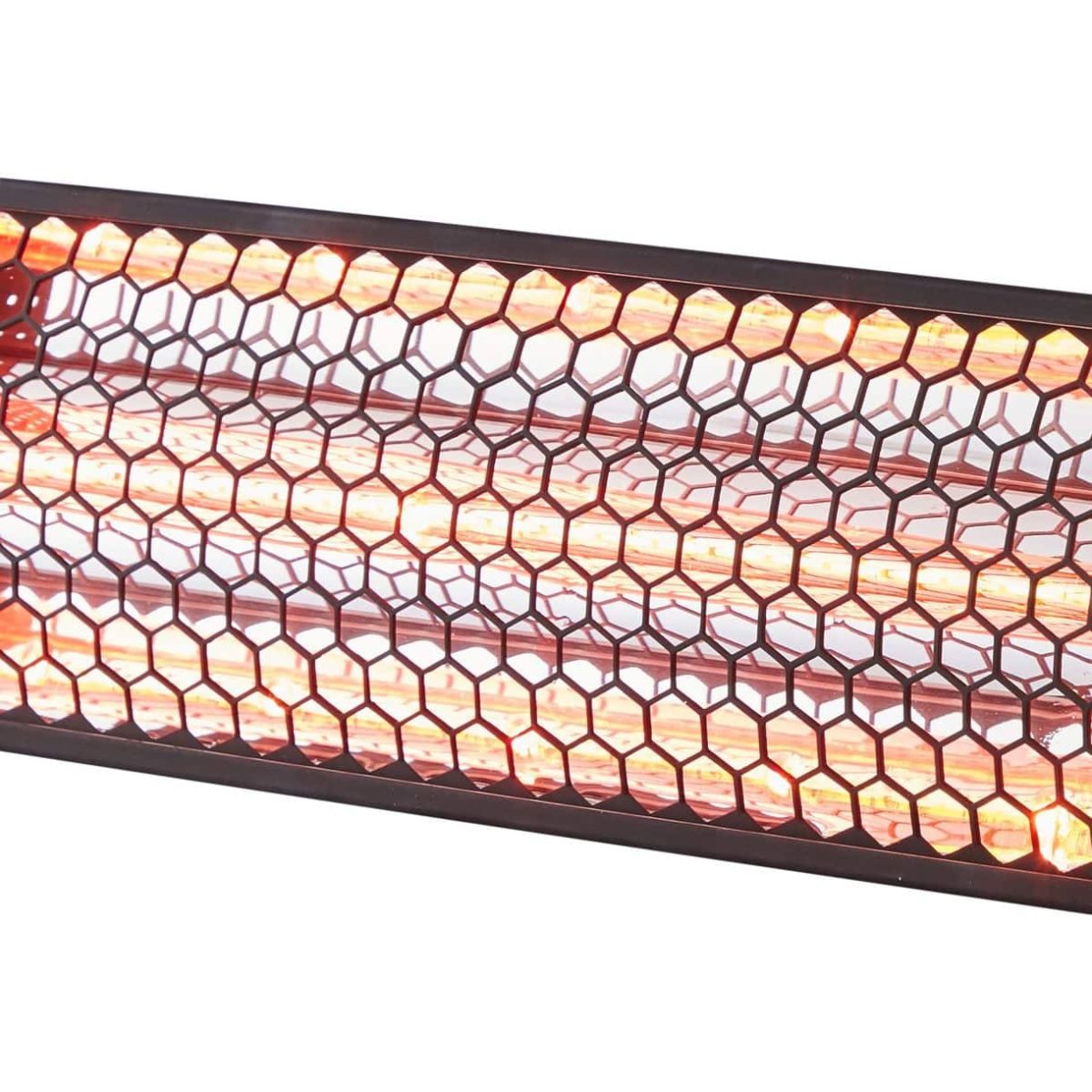 Sahara 2000W Halogen Wall-Mounted Patio Heater close up Sahara 2000W Halogen Wall-Mounted Patio Heater close up